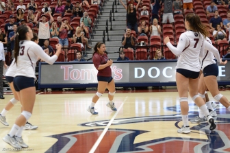 Team. LMU vs. BYU in West Coast Conference Action at Gersten Pavilion. LMU 3, BYU 2 - first win over Cougars.