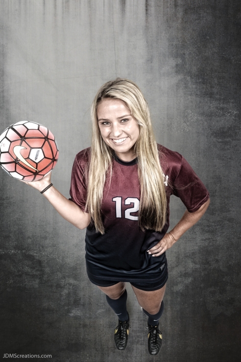 Nikki Martino #LIONSTRONG Photo Shoot Portrait 2016-17 LMU Women's Soccer