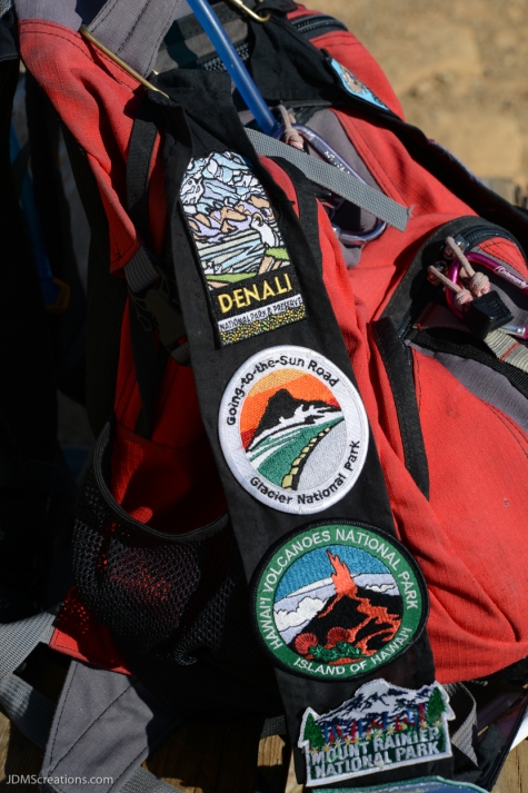 The collect patches of long-time hiker Osha, who is on a mission to do a SoCal hike each weekend of 2017 (52 challenge). Christmas Day hike on East Topanga Fire Road to Parker Mesa Overlook Santa Monica Mountains.