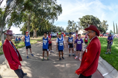Special Olympics Southern California LA/SGV Pomona Area Games April 22, 2017 mile race starting line with race marshalls